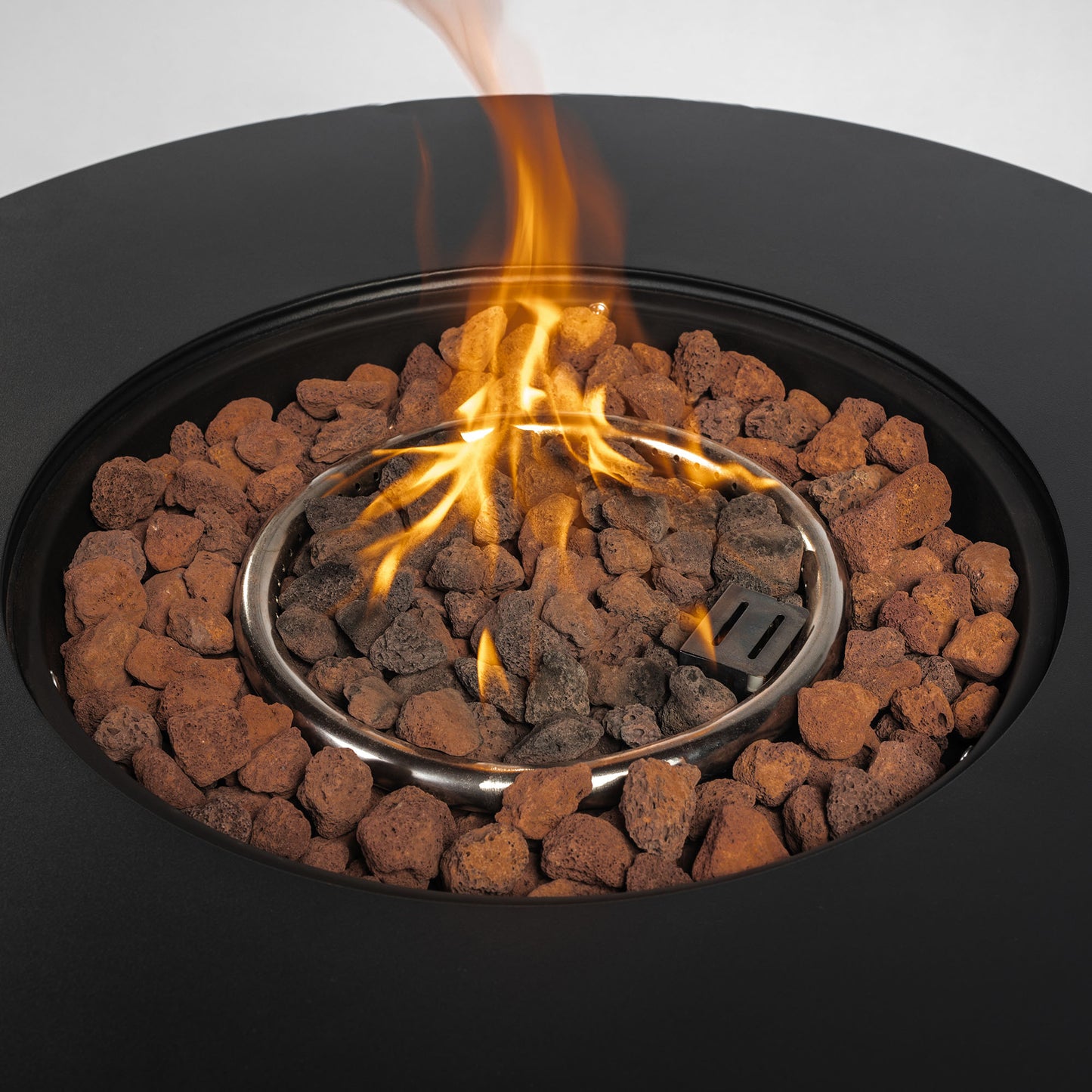 Coolbibila 30inch Propane Round Fire Table 40000BTU Propane Fire Pit Table