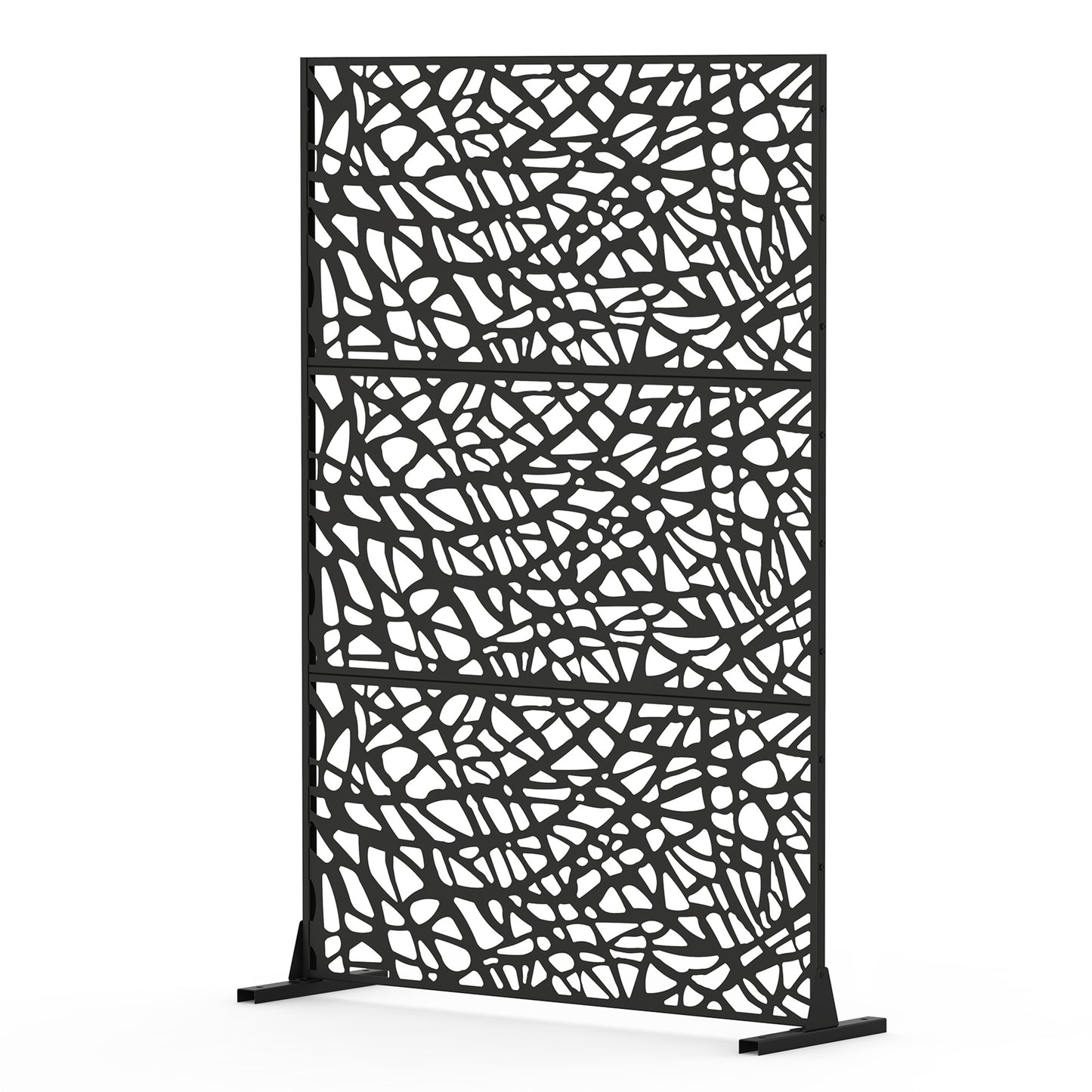 Coolbibila Metal Privacy Screens and Panels with Free Standing