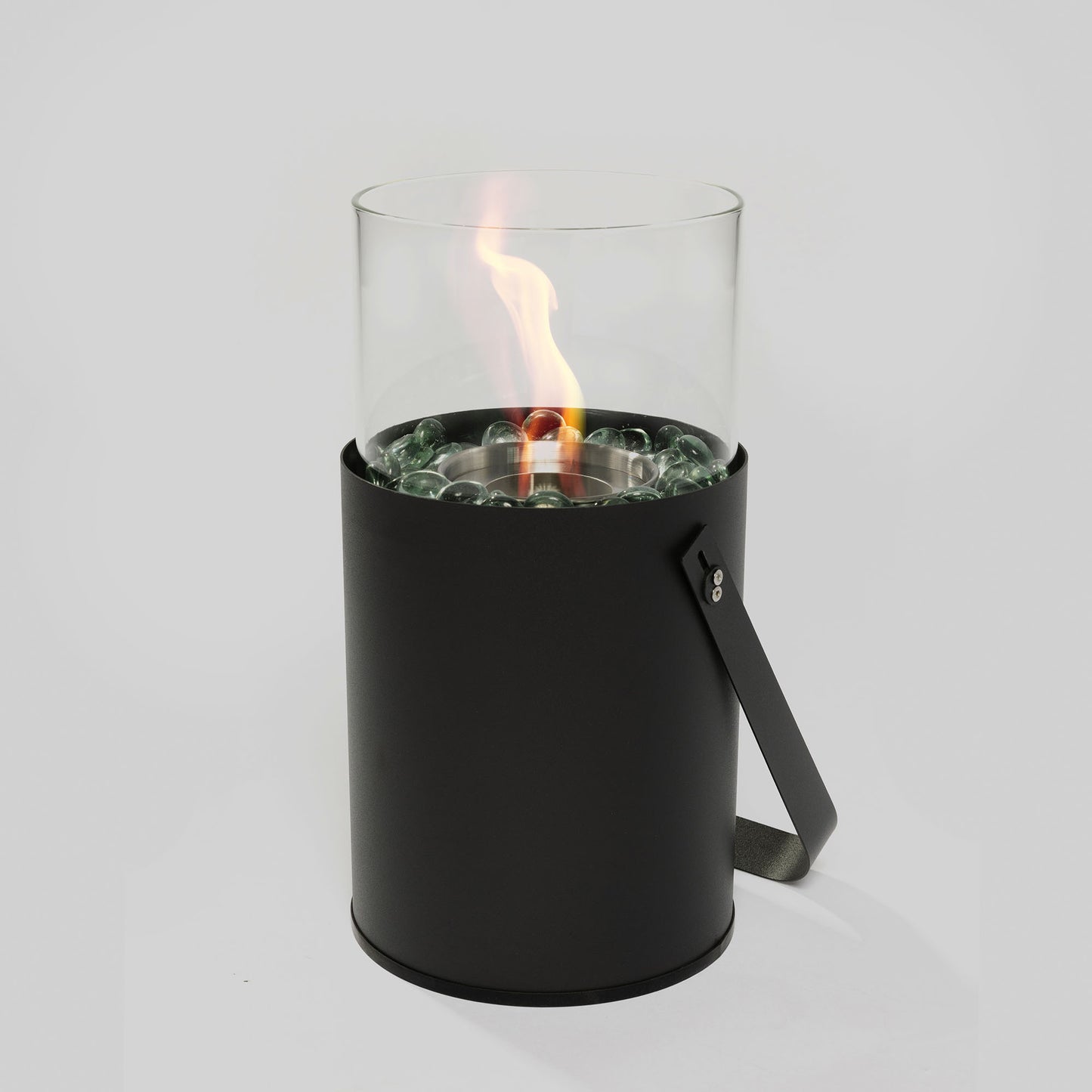 Coolbibila Black Ethanol Fire Pit,Portable Fireplace