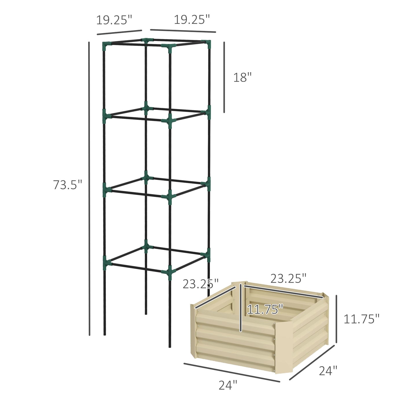 Coolbibila Outdoor Planter Box