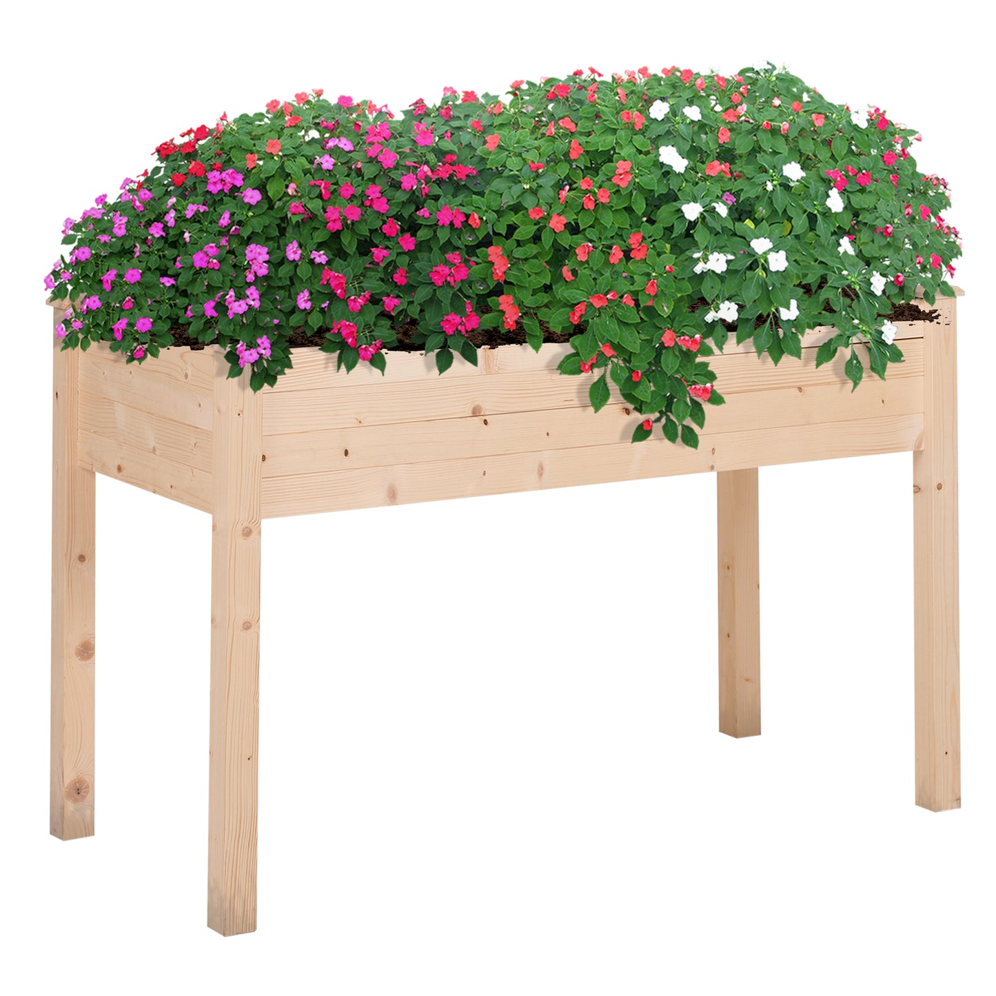 Coolbibila Elevated Wooden Planter Box
