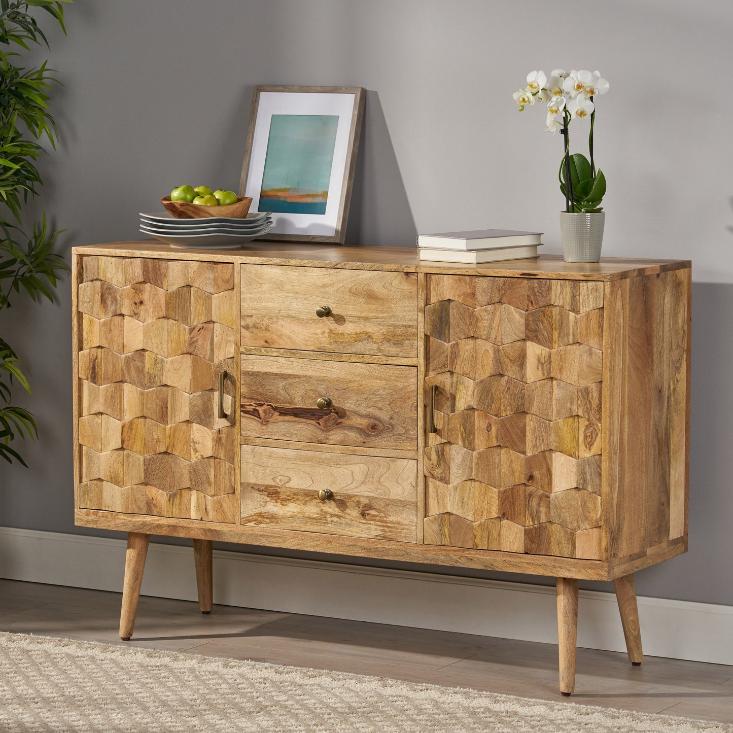 Coolbibila 3 DRAWER SIDEBOARD WITH 2 DOOR