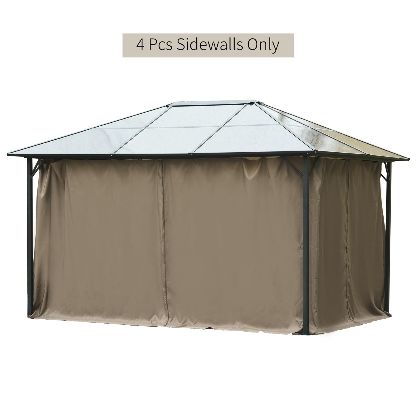 Coolbibila 10' x 12' Universal Gazebo Sidewall Set