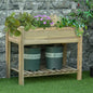 Coolbibila 6" x 20" x 30" Raised Garden Bed, Elevated Wood Planter Box