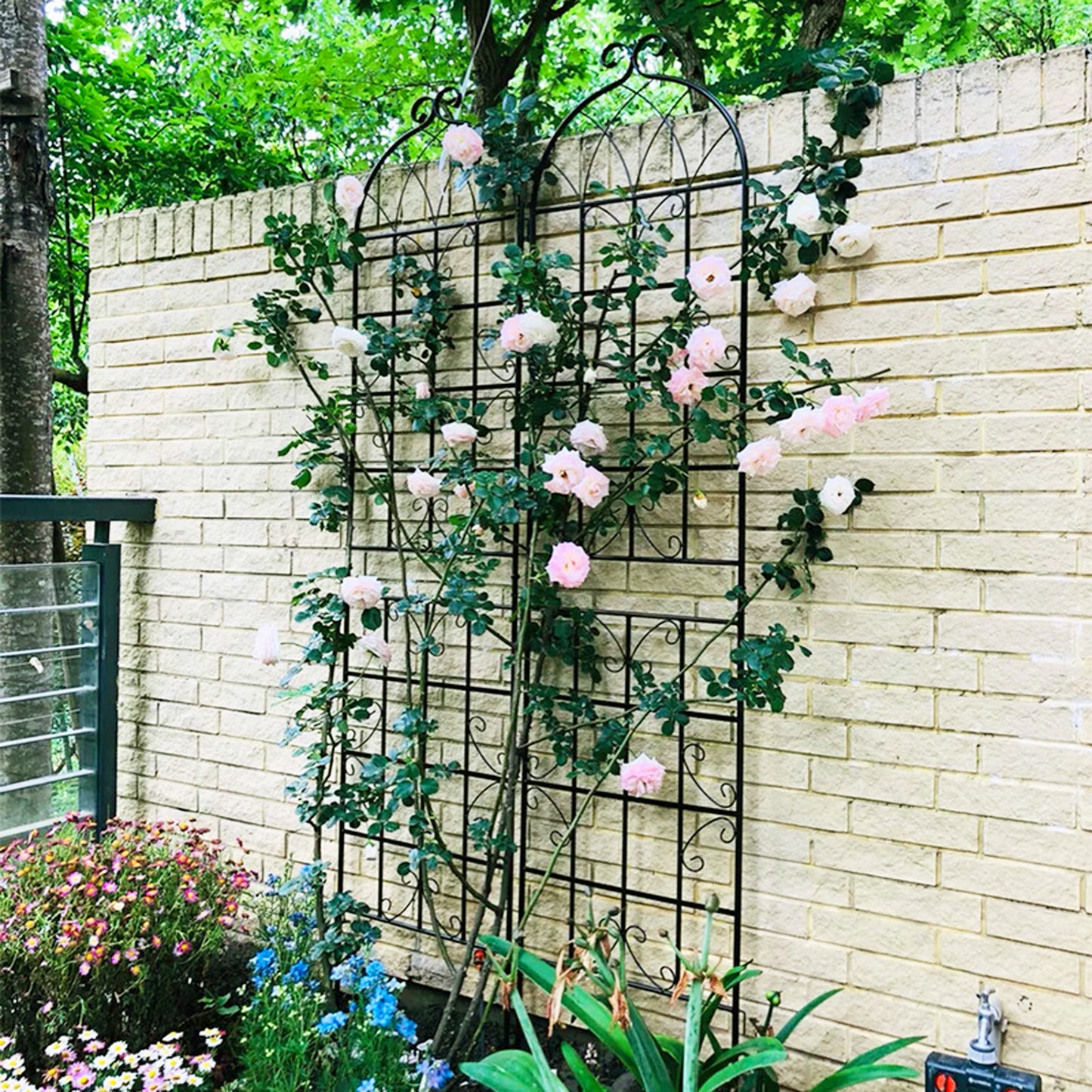 Coolbibila 2 Pack Metal Garden Trellis