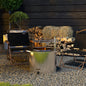 Coolbibila 25" Portable Wood Burning Firepit,Low Smoke Camping Bonfire Stove for Patio Picnic