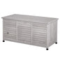 Coolbibila 75 Gallon Wooden Deck Box with Aerating Gap & Weather-Fighting Finish