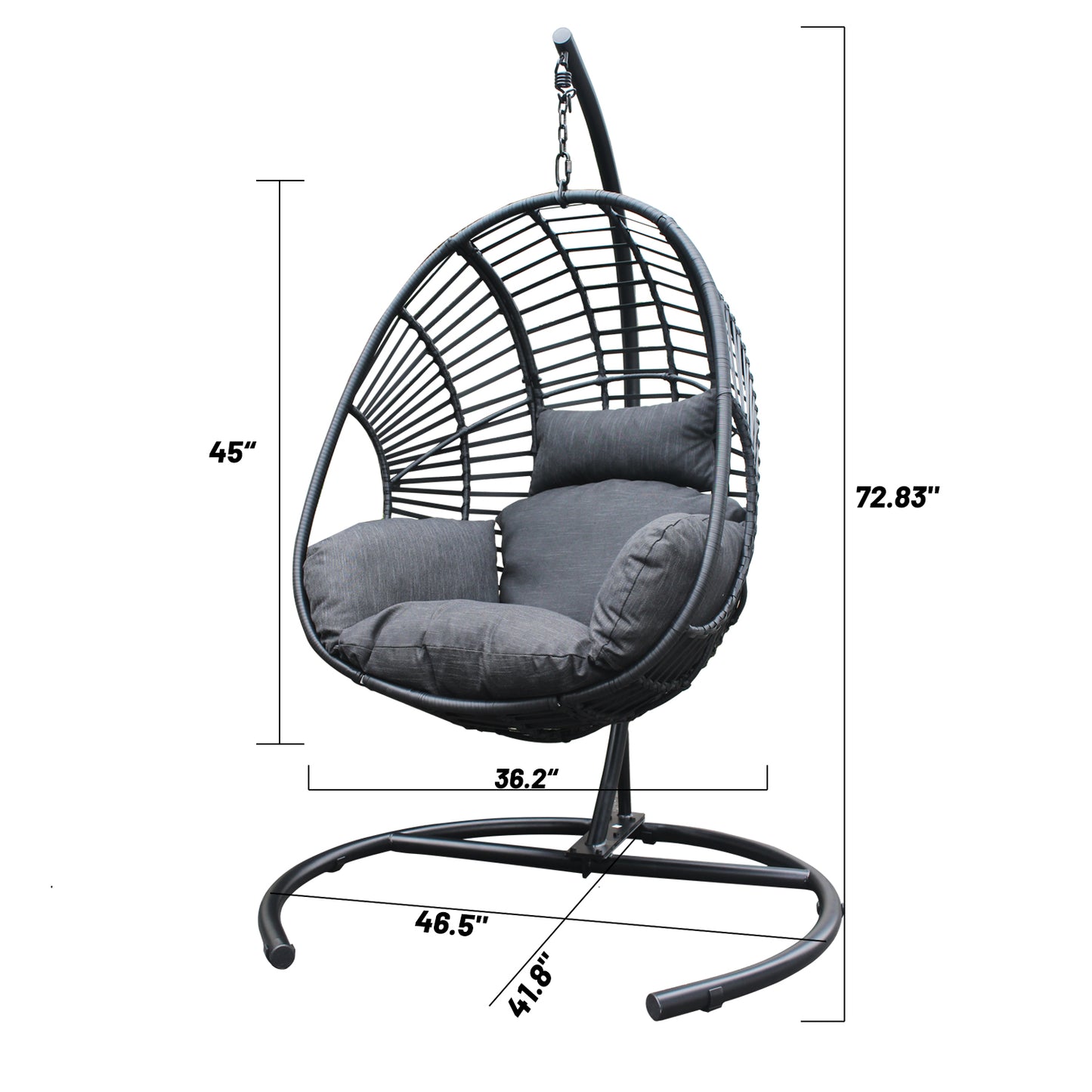 CoolbibilaPE Wicker Swing Egg chair