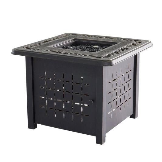 Coolbibila Aluminum Square Firepit Table