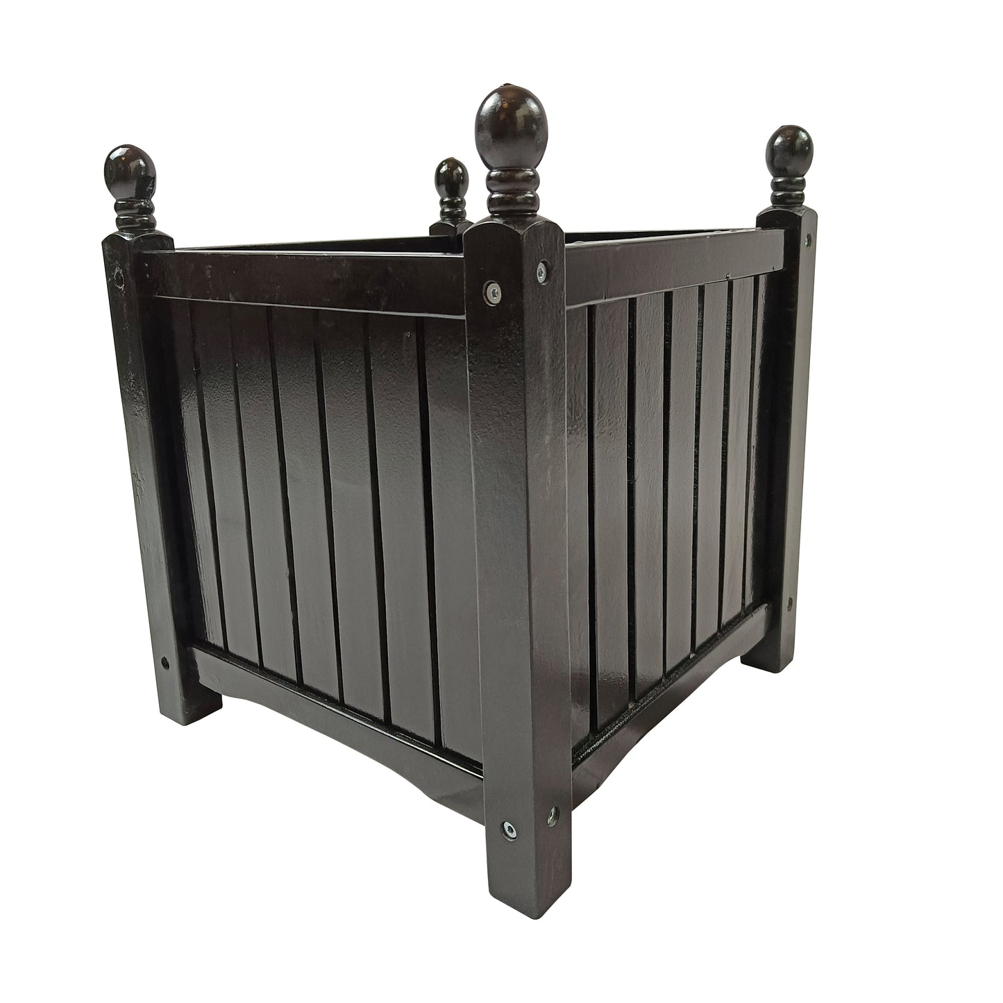 Wood Outdoor Square Wooden Flower and Herb Pot