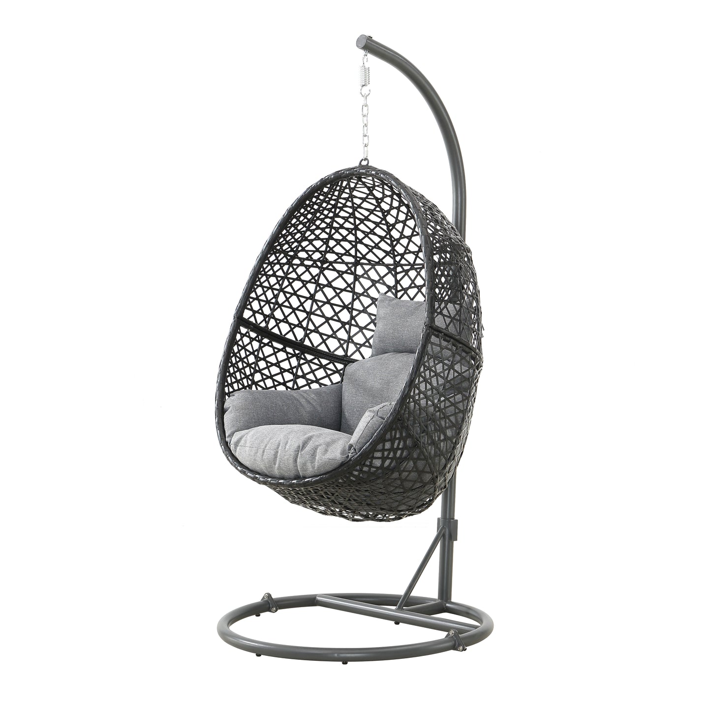 Coolbibila Patio PE Rattan Swing Chair
