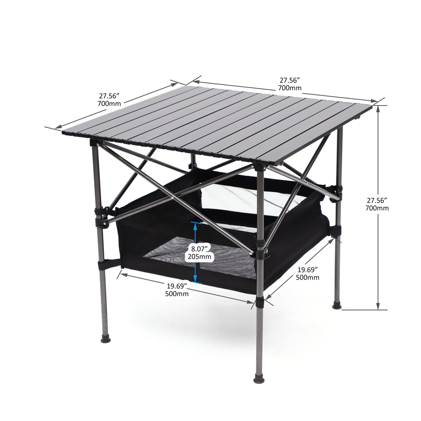 Coolbibila Set of 5, Folding Outdoor Table and Chairs Set