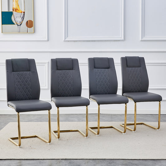 Coolbibila Modern dining chairs, restaurant chairs, and gold legged upholstered chairs