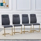 Coolbibila Modern dining chairs, restaurant chairs, and gold legged upholstered chairs