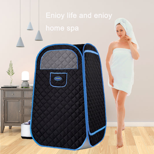 Coolbibila Portable Folding Full size Steam Sauna with 1000W&2.2L steam Generator.