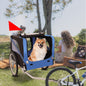 Outdoor Heavy Duty Foldable Utility Pet Stroller Dog Carriers Bicycle Trailer