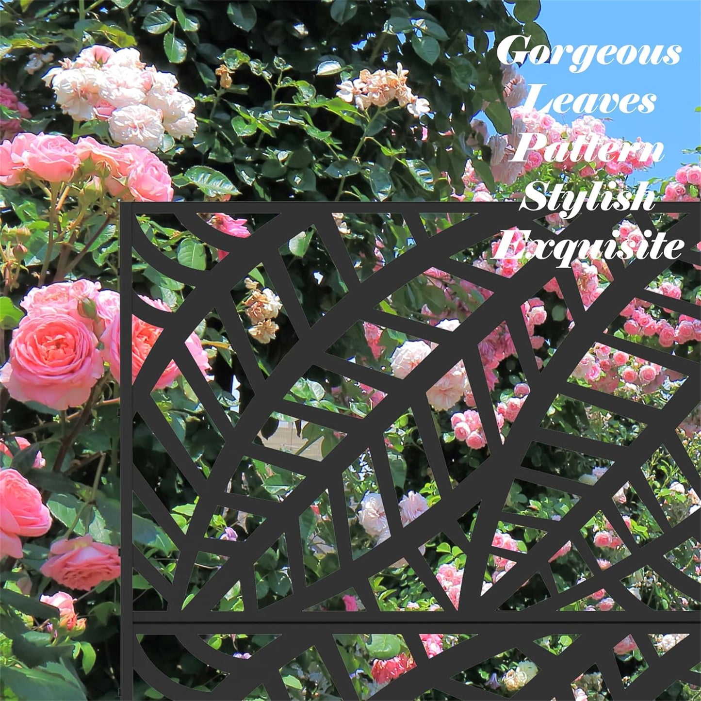 Coolbibila Metal Privacy Screen