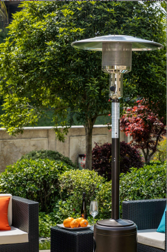 Coolbobola Outdoor Patio Propane Heater with Portable Wheels