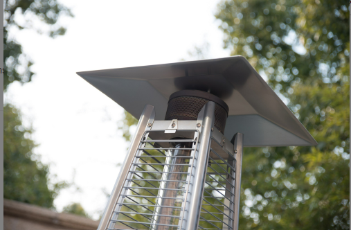 Coolbibila Quartz Glass Tube Patio Heater, Visual Flame Heater, 40000BTU