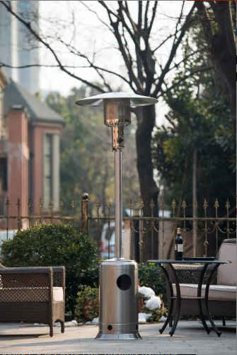 Coolbibila Outdoor Patio Propane Heater with Portable Wheels