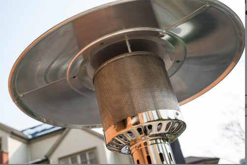 Coolbibila Outdoor Patio Propane Heater with Portable Wheels