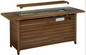 Coolbibila 57 in Propane Fire Pit Table, 50000BTU, Retangular Outdoor Gas Fire Pit Table