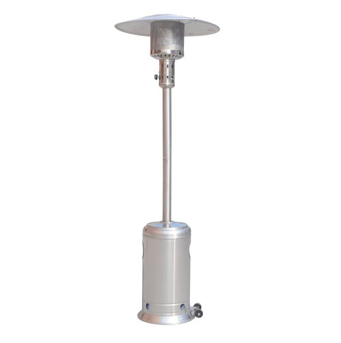 Coolbibila Outdoor Patio Propane Heater with Portable Wheels