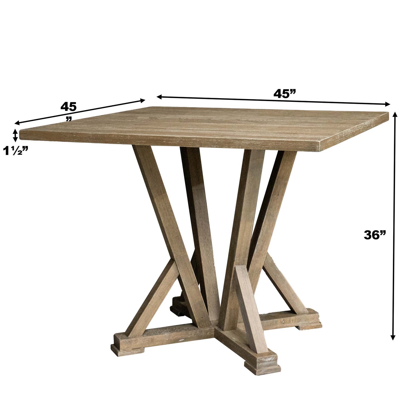 Coolbibila 5pcs set Counter Table Set Square Counter Table