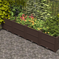Rectangular Raised Garden Bed Kit Indoor Outdoor Plastic Planter Grow Box