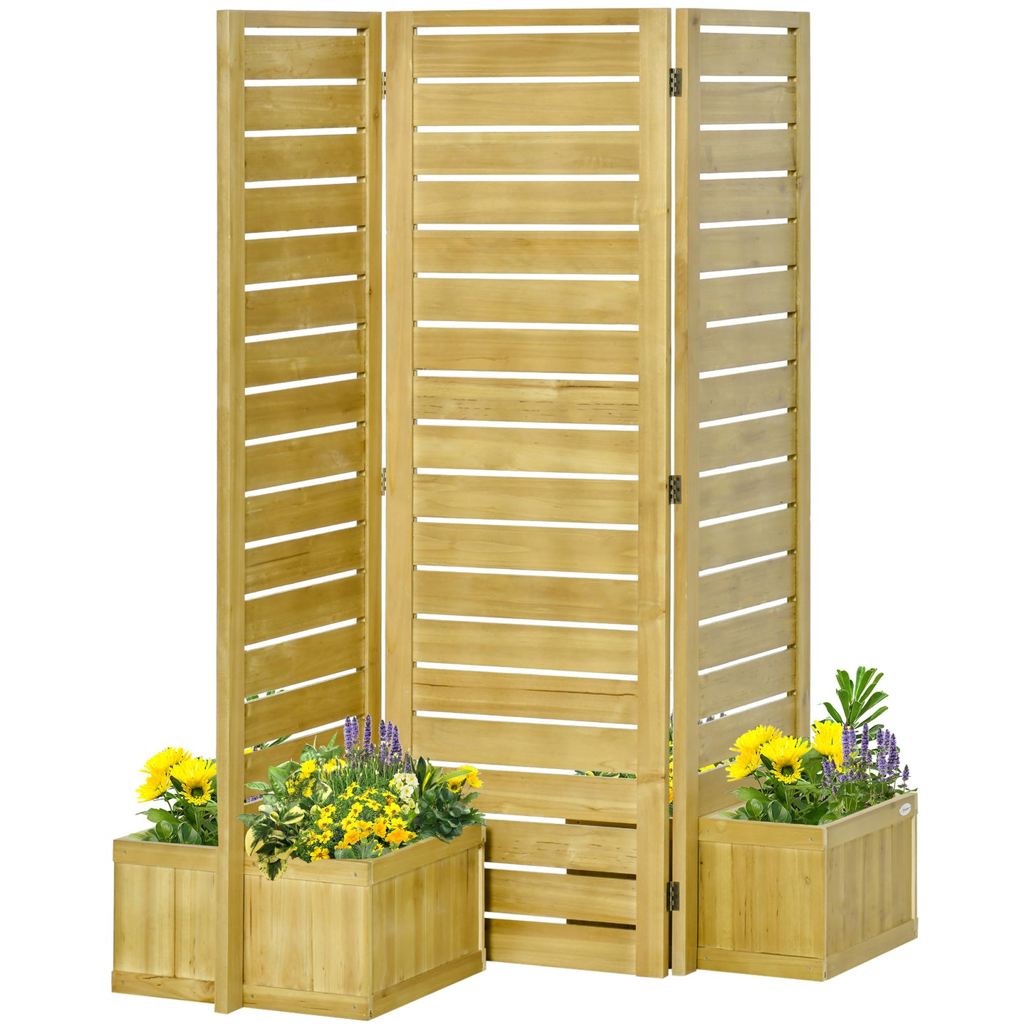 Coolbibila Outsunny Freestanding Outdoor Privacy Screen