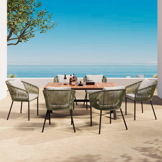 Coolbibila 7 Pieces Patio Dining Set