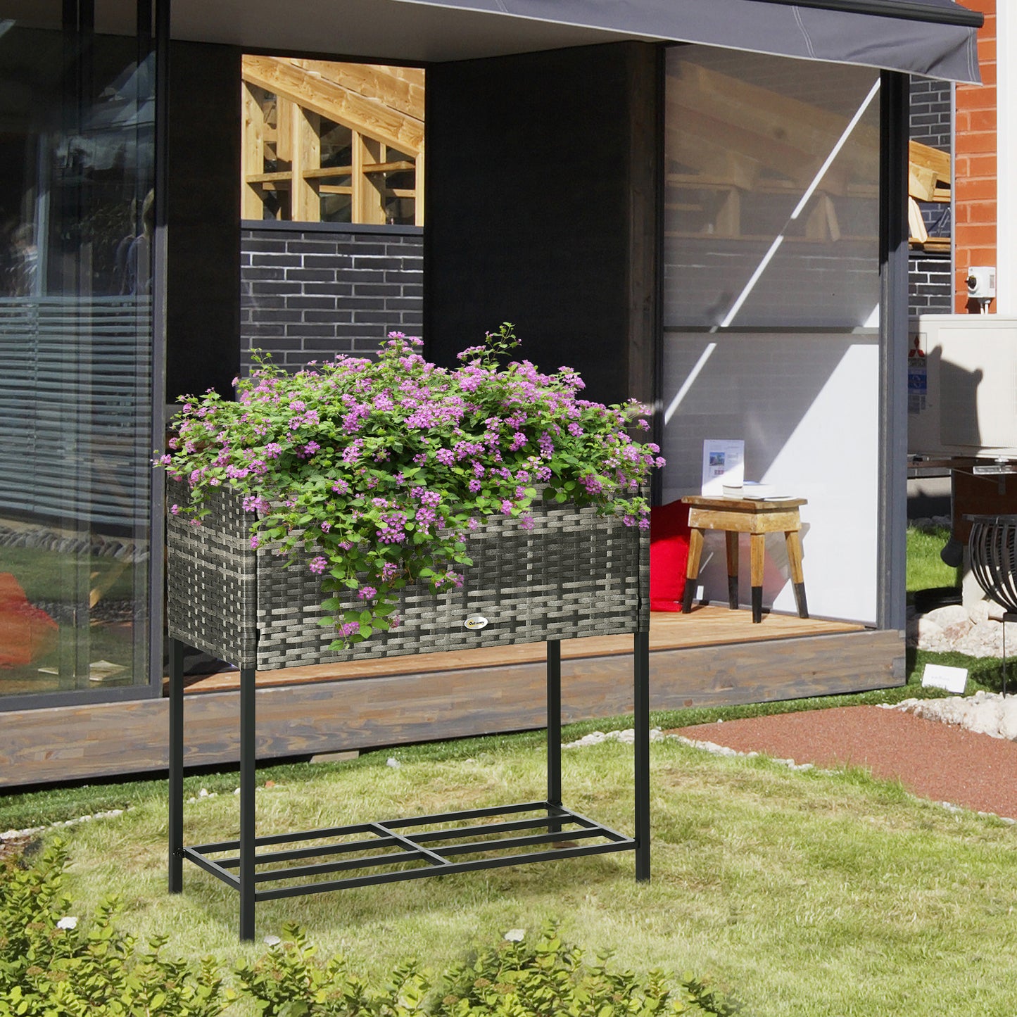 Coolbibila Raised Garden Bed, Elevated Planter Box