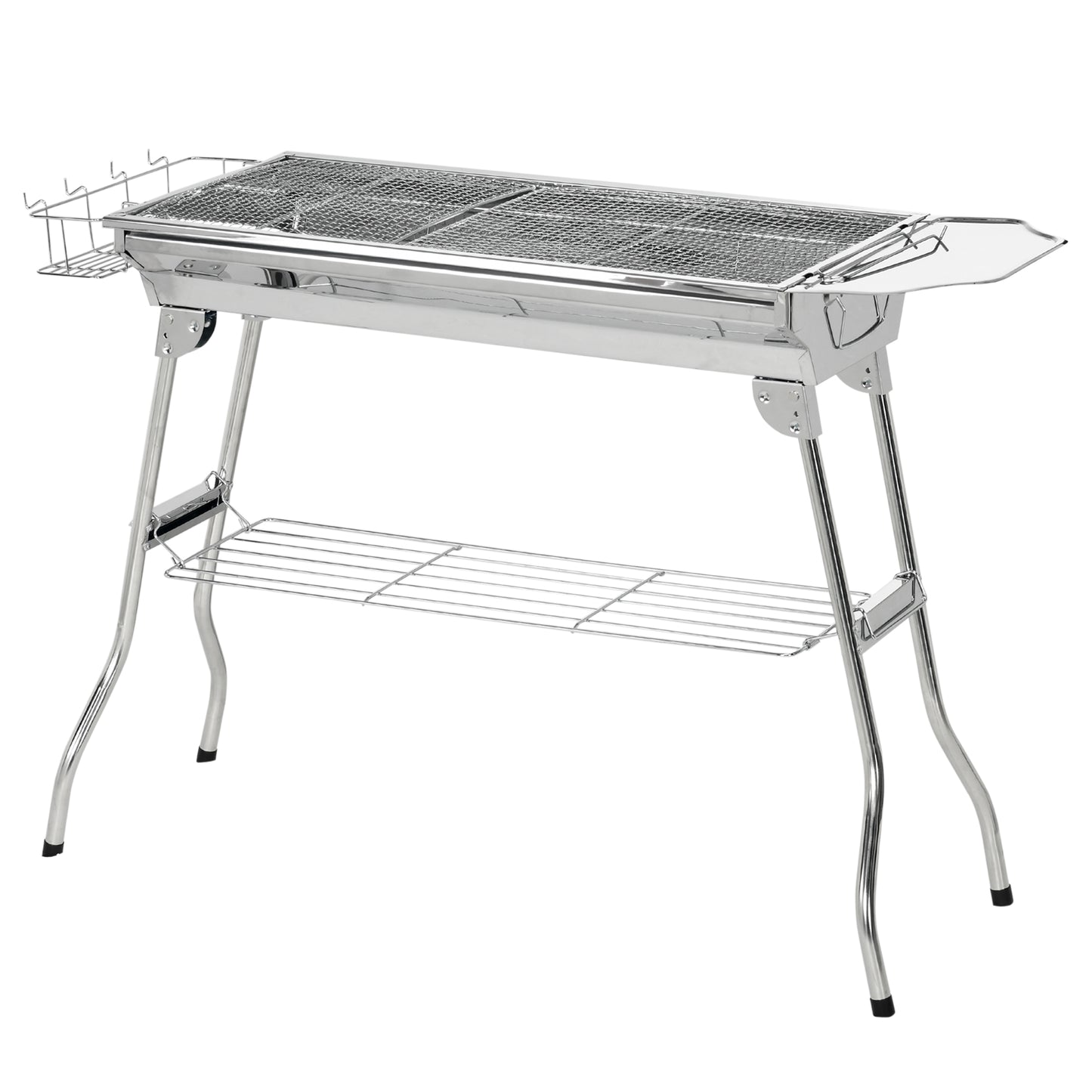 Coolbibila Charcoal Grill, Stainless Steel Portable Folding BBQ, Outdoor Hibachi