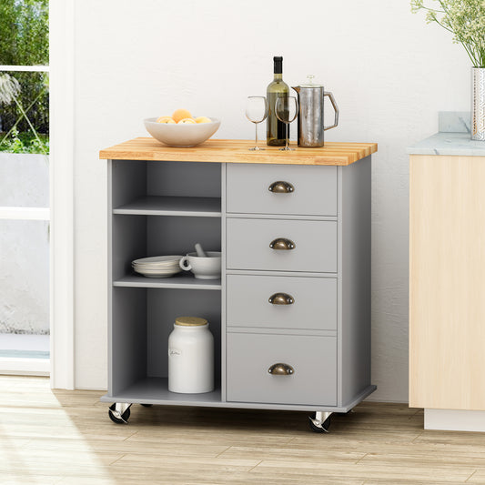 Coolbibila PROVENCE KITCHEN CART WITH 2 DRAWERS+1 DOOR