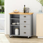 Coolbibila PROVENCE KITCHEN CART WITH 2 DRAWERS+1 DOOR
