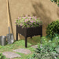 Coolbibila Raised Garden Bed with Legs, Self-Watering Planter Box