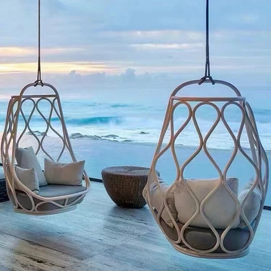 Hammock Chair Swing Seat with Two Seat Cushions