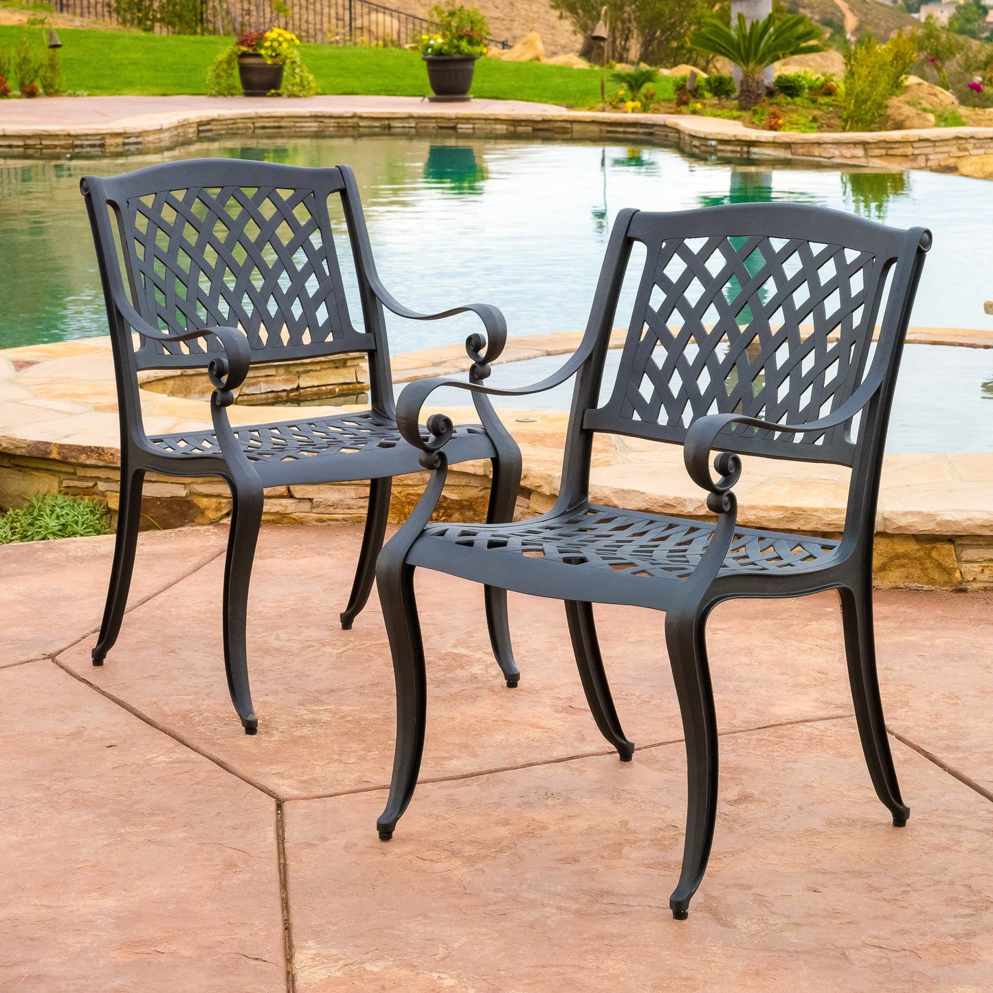 Coolbbila Arch Mesh Chair(set of 2)